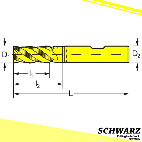 Чертеж фрезы SW10500-1600