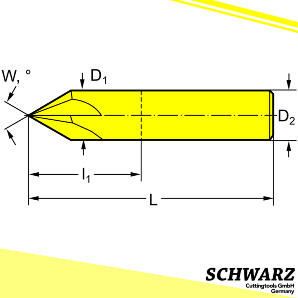 Чертеж фрезы SW16000-12W120