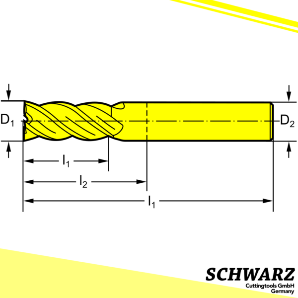 Чертеж фрезы SW7000-2000